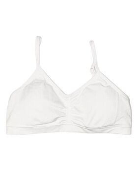 MAIDENFORM Girl's White Adjustable Training Bra Large 34A